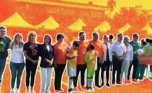 Samuel García arranca el Mundialito Escolar 2025 - 2026 en Nuevo León