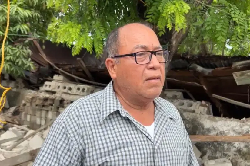 Natividad González, vecino del sector. Foto: Axel Hassel