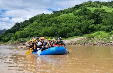 El río de Durango que separa a Mezquital del territorio de Pueblo Nuevo y Nayarit