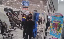Se desploma plafón en tienda de plaza comercial en la Benito Juárez y esto sabemos