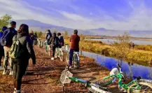 Ruta del ajolote: recorre en bicicleta la zona chinampera de Xochimilco