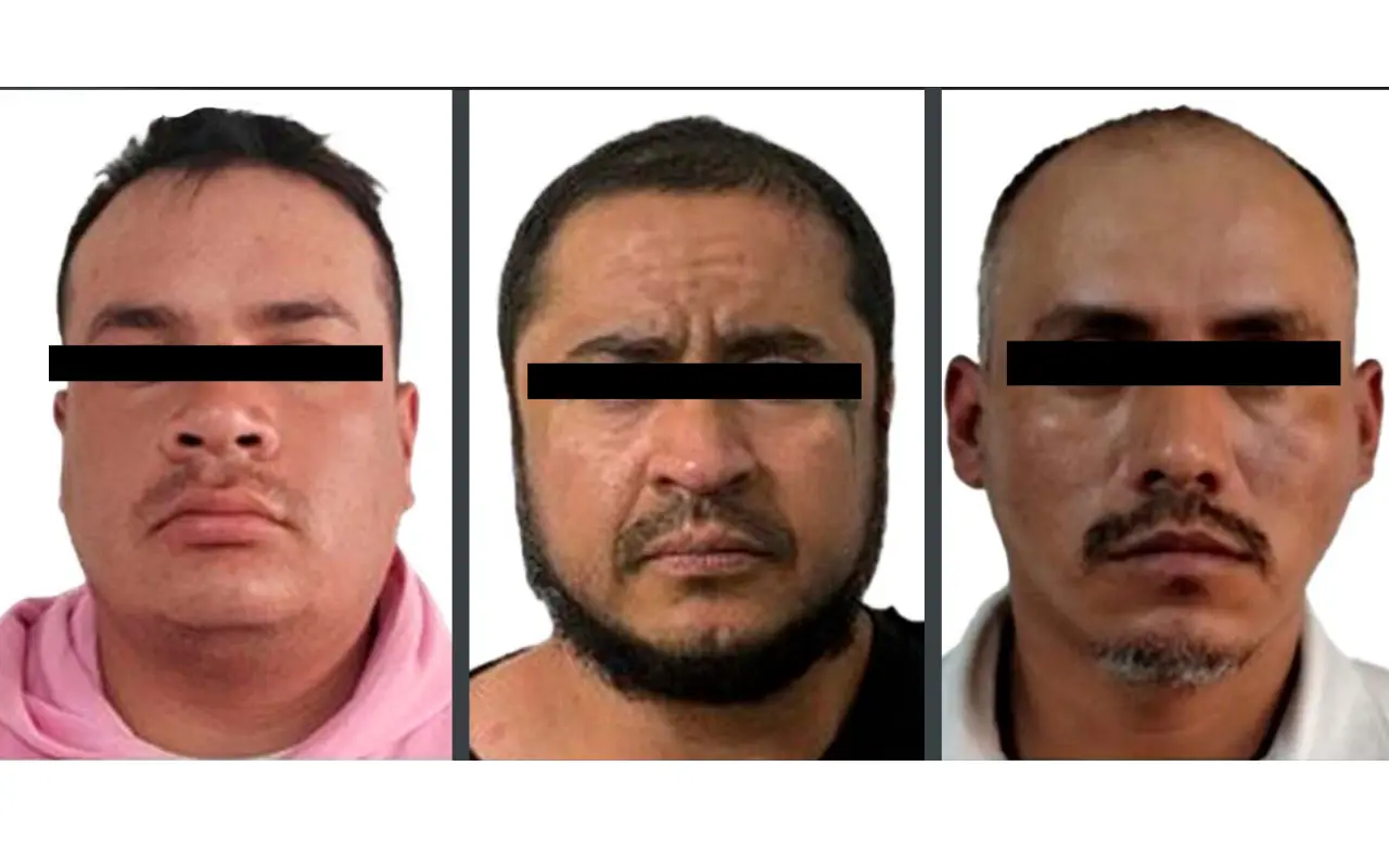 Oscar, Marco y Carlos fueron sentenciados por secuestro y homicidio en Edomex; cumplirán 130 años en prisión. Foto: X/ @FiscaliaEdomex (Canva)