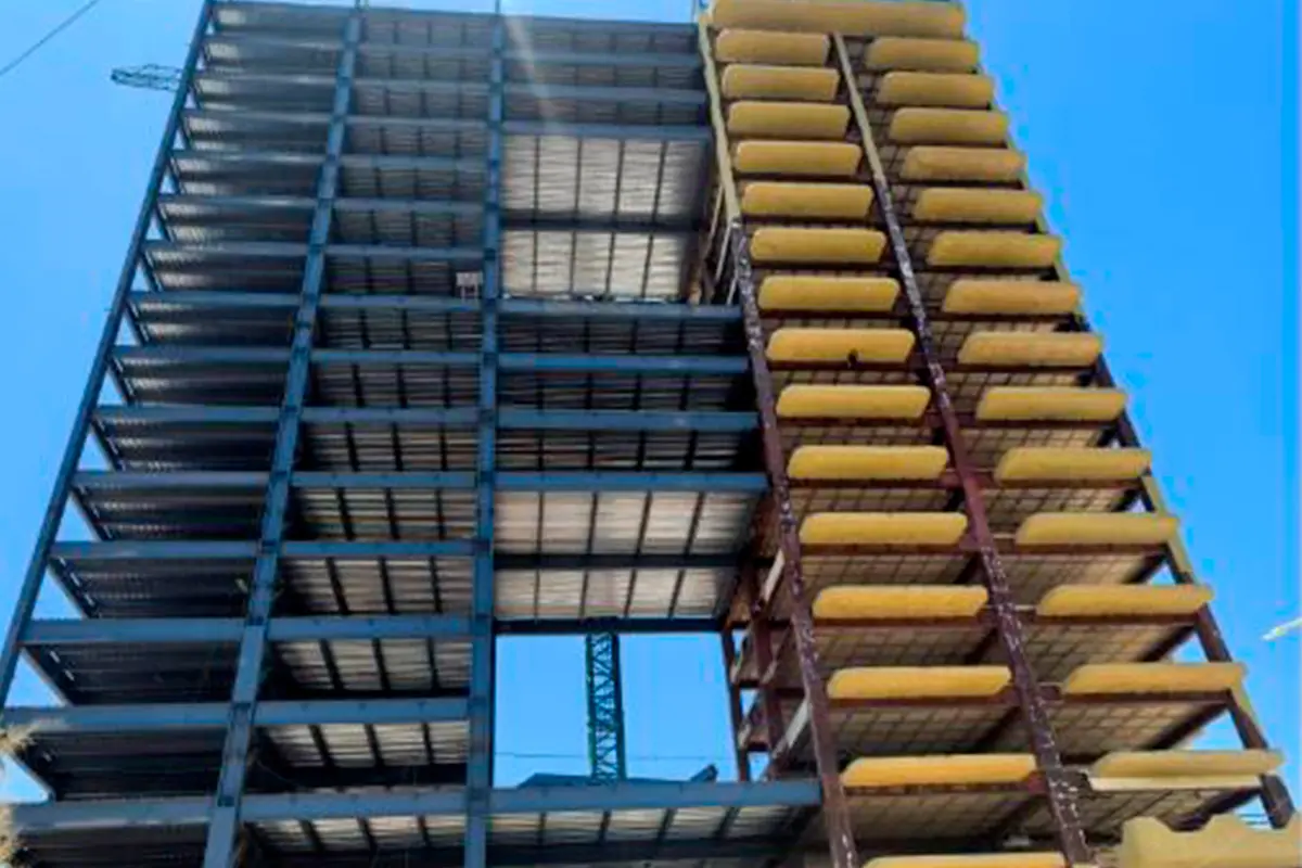 Sunset Residential será el edificio más alto de todo Baja California Sur. Foto: Rocío Casas.