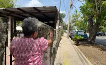 Vecinos de la colonia Miraflores en Mérida exigen cambio de transformador por los constantes apagones