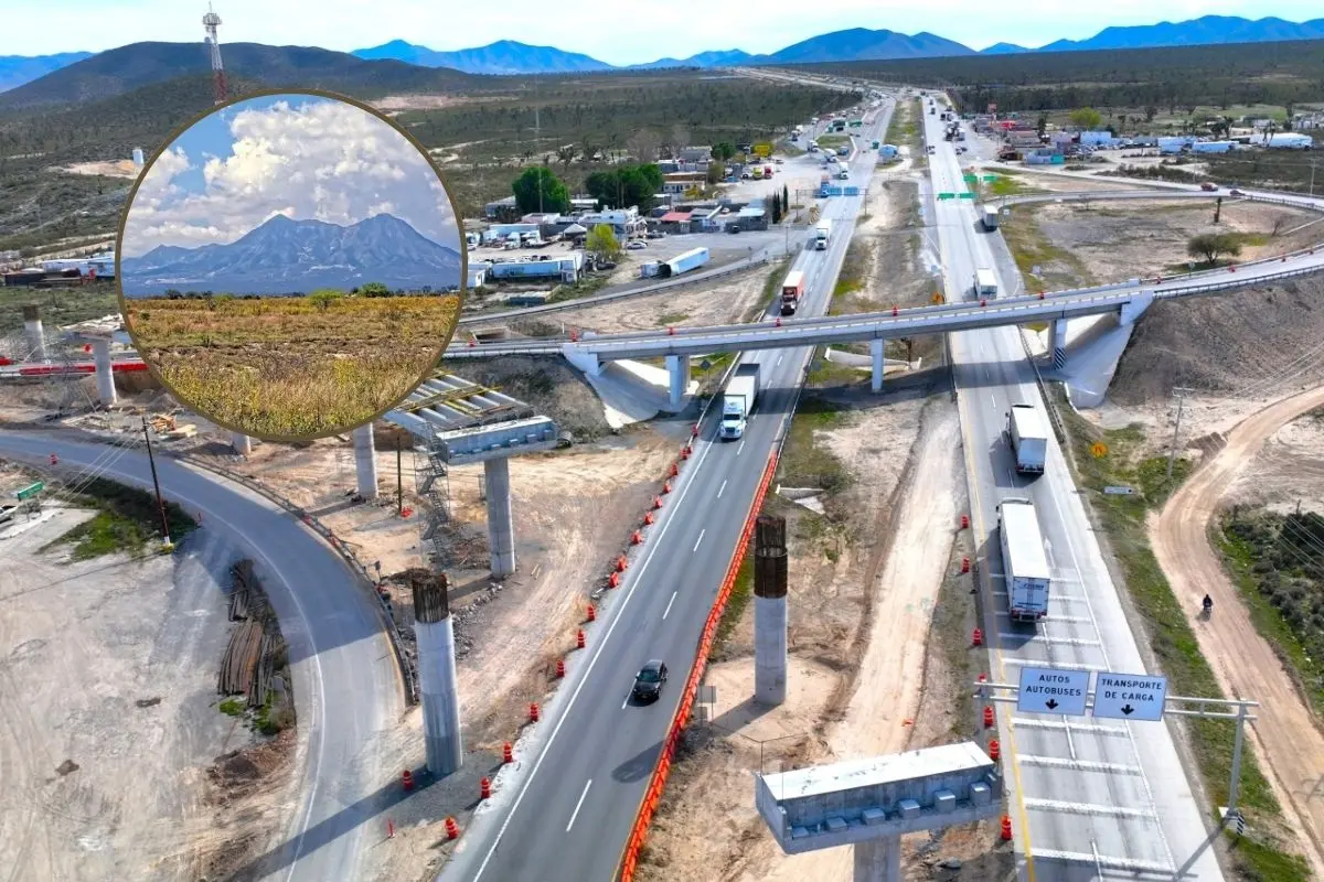 Es la vía que acerca a turistas al imponente Cerro del Fraile, en los límites con SLP. Foto: Gobierno de Nuevo León / Gobierno de Matehuala