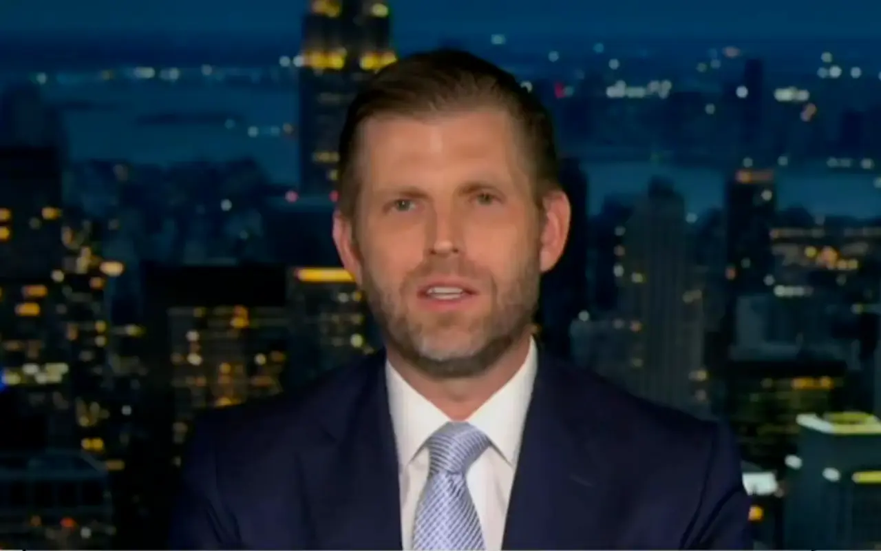 Eric Trump. Captura de pantalla: Fox News