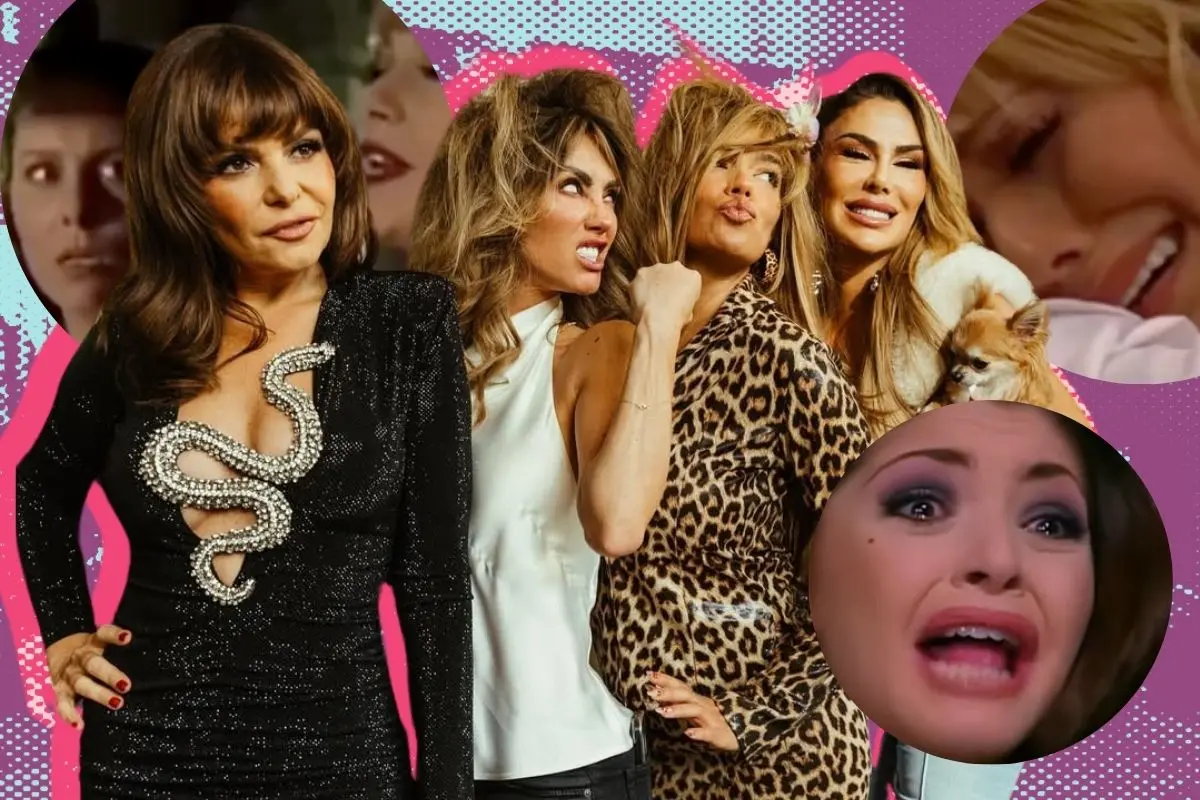 Karol G invitó a cuatro actrices de las novelas mexicanas para promocional su nuevo álbum Trompicoqueta. FOTO: CANVA/IG: @karol G/Televisa