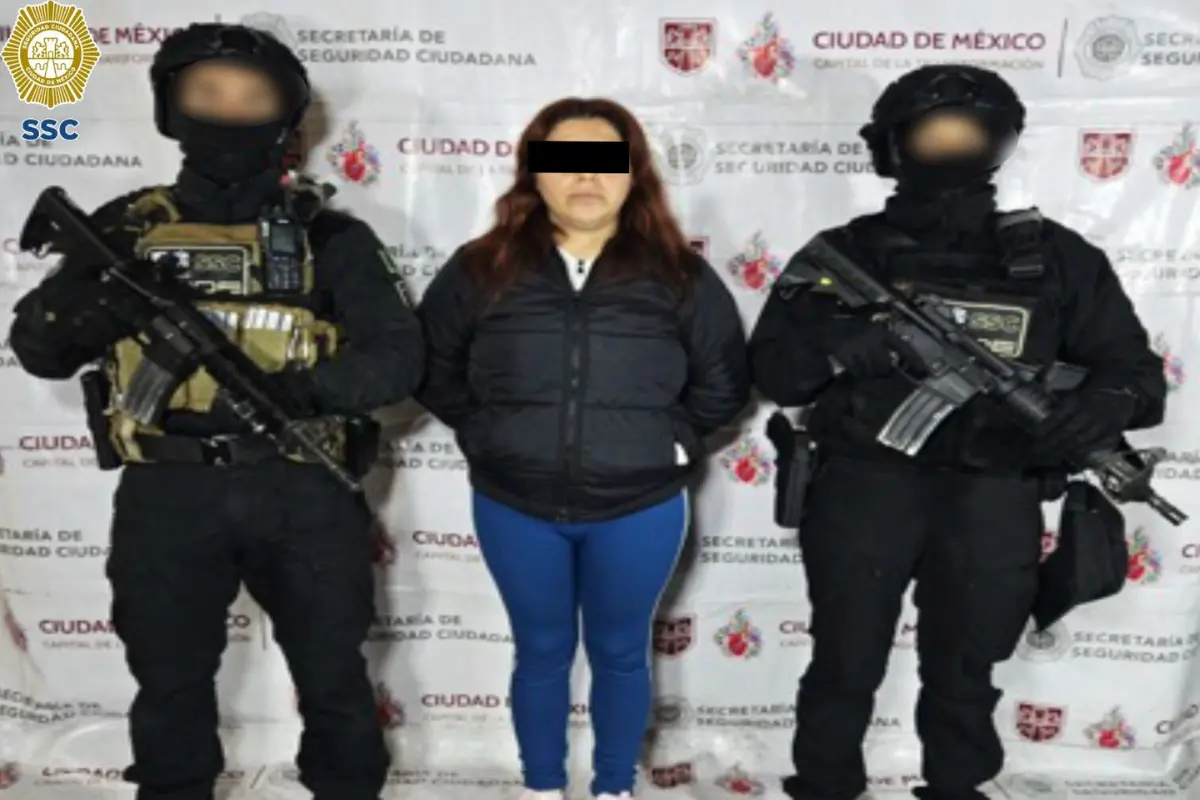 SSC en operativo donde fue detenida “La Pau”. Foto: SSC