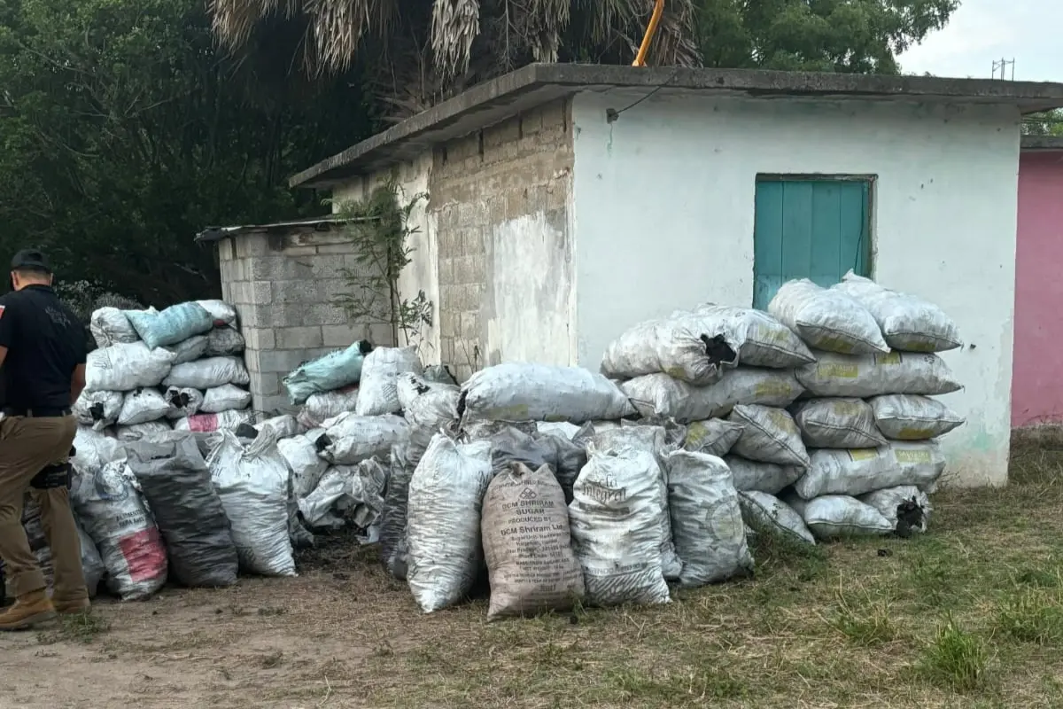 El decomiso fue realizado en Soto la Marina, Tamaulipas | Foto: FGR