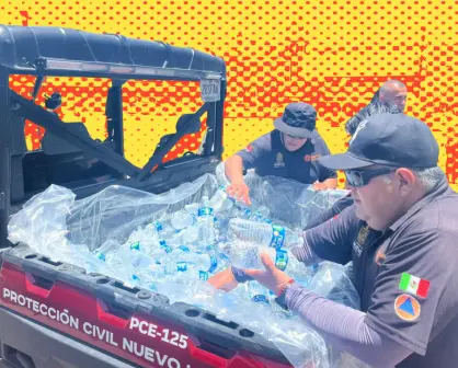 Protección Civil implementa ´Operativo Hidratante´ en el centro de Monterrey 