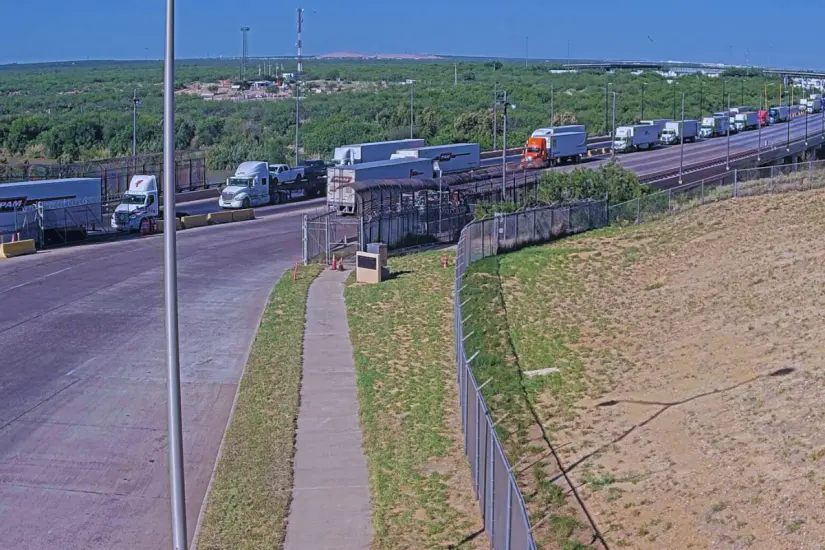 Poco tráfico en el puente Comercio Mundial | Foto: cámaras