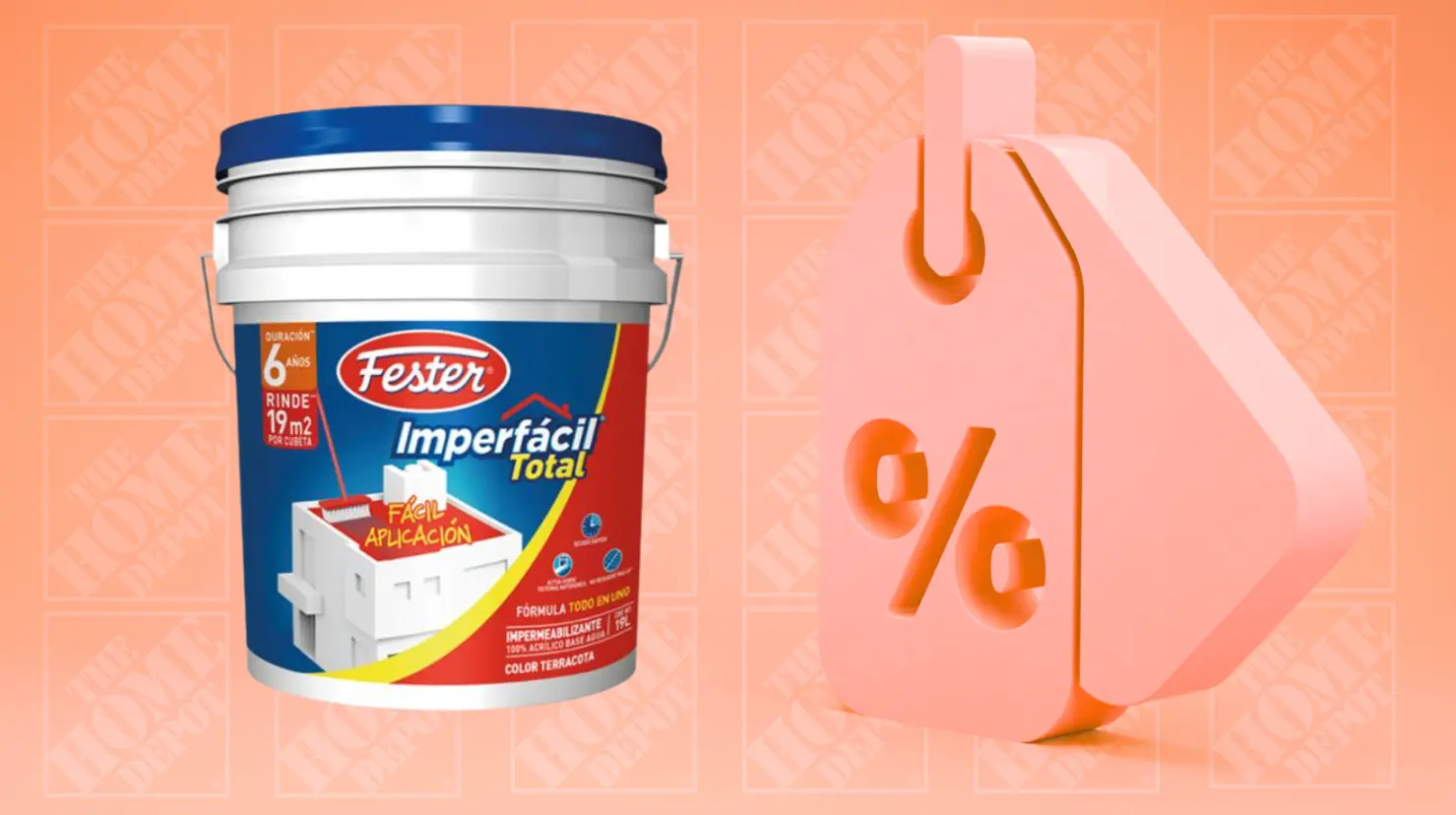 The Home Depot tiene este impermeabilizante recomendado por Profeco a menos de 2 mil pesos. Foto: Canva | The Home Depot.