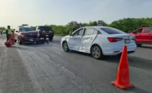 Accidente matutino en la vía Mérida-Tetiz deja saldo de 5 lesionados