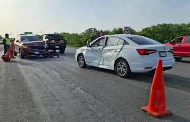 Accidente matutino en la vía Mérida-Tetiz deja saldo de 5 lesionados