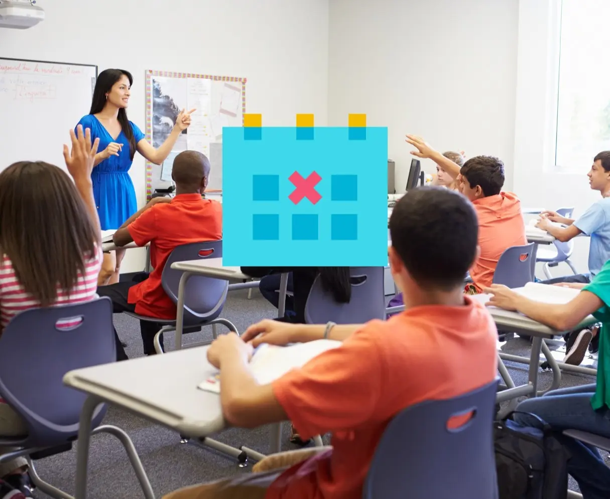 Dicho Calendario escolar 2025-2026 incluye 185 días efectivos de clase para educación básica, distribuidos entre distintas etapas y descansos. Foto: Canva.