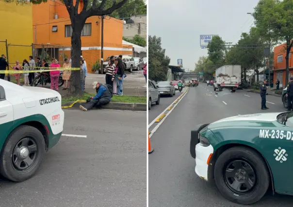 Mujer cae de su moto y muere arrollada en Iztacalco en CDMX