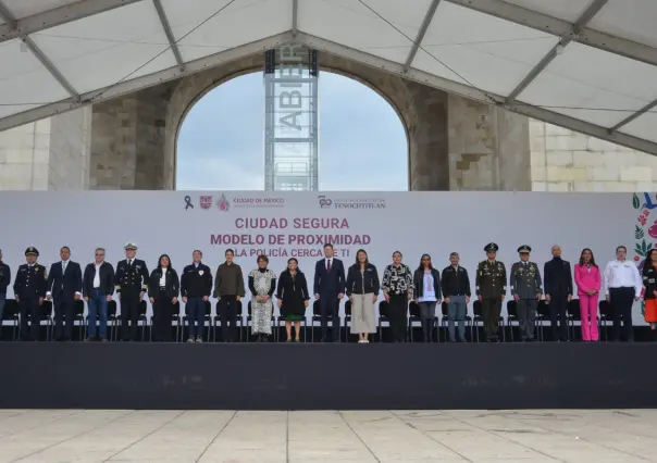 Clara Brugada refuerza estrategia con policías de proximidad para consolidar la paz en CDMX