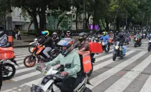 Repartidores retiran protestas tras siete horas de bloqueos en principales vialidades de la CDMX