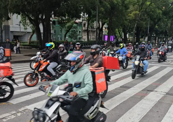 Repartidores retiran protestas tras siete horas de bloqueos en principales vialidades de la CDMX