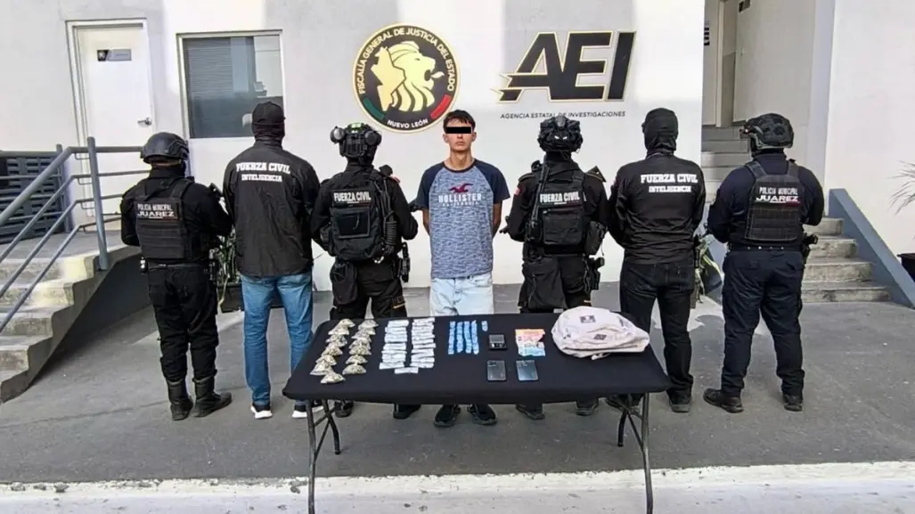 Capturan a presunto distribuidor de droga que operaba estilo "Uber" en motocicleta en Juárez