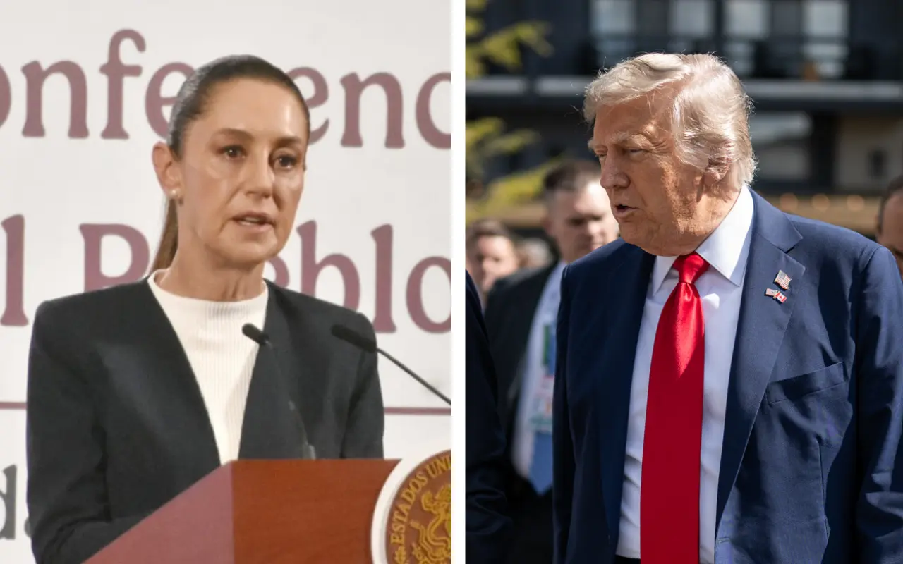 Claudia Sheinbaum y Donald Trump. Foto: X (@WhiteHouse) / Enrique Pérez Huerta