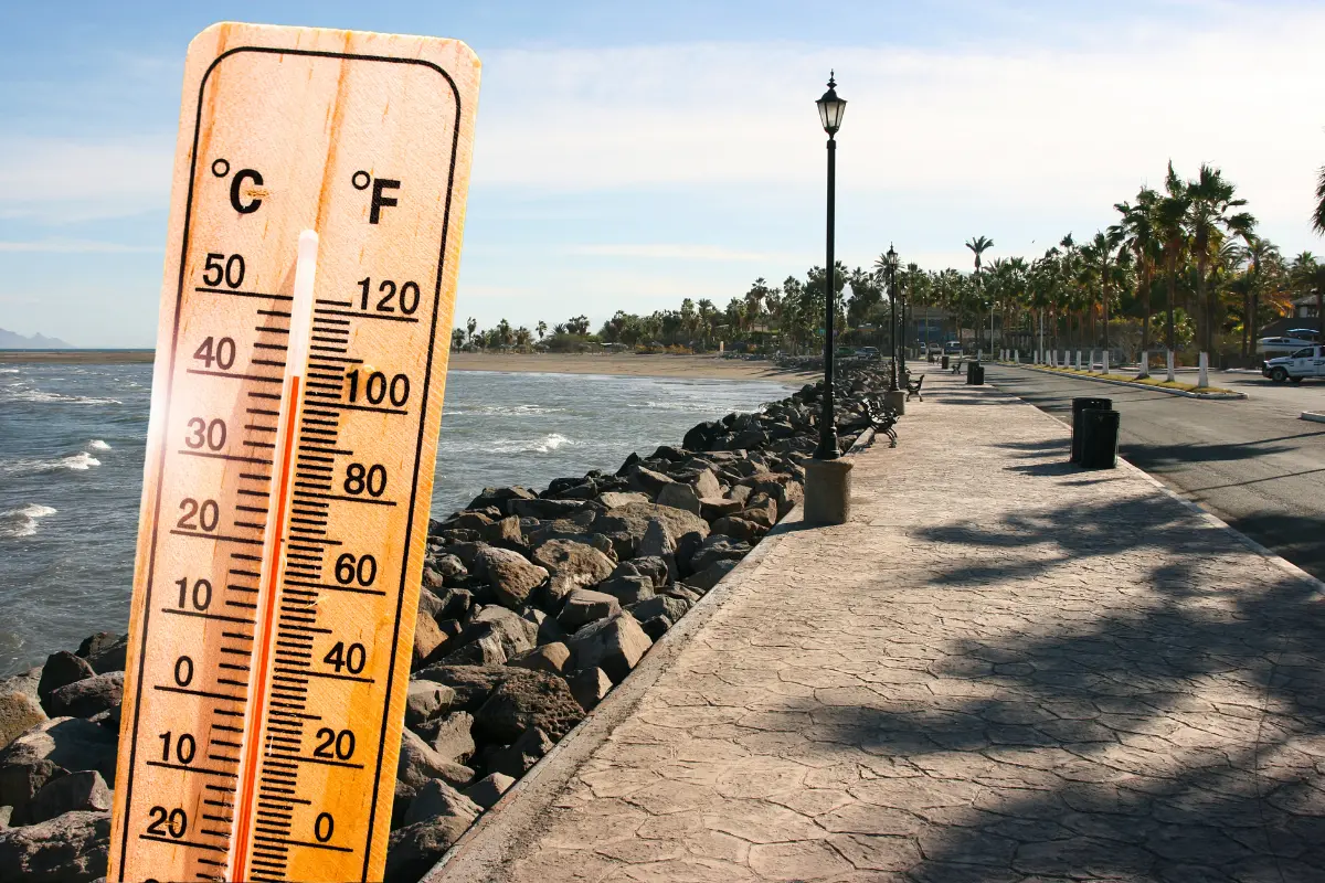 Las temperaturas rozarán los 40°C este día, según el pronóstico del clima de la Conagua. Fotos: Canva.