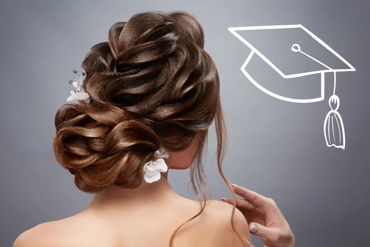 Descubre cómo lograr peinados en tendencia que son sencillos y perfectos para lucir en tu graduación desde casa. Foto: Canva