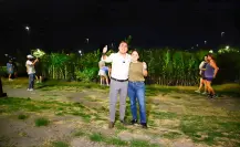 Manuel Guerra Cavazos entrega más de 3 mil 800 árboles frutales en García