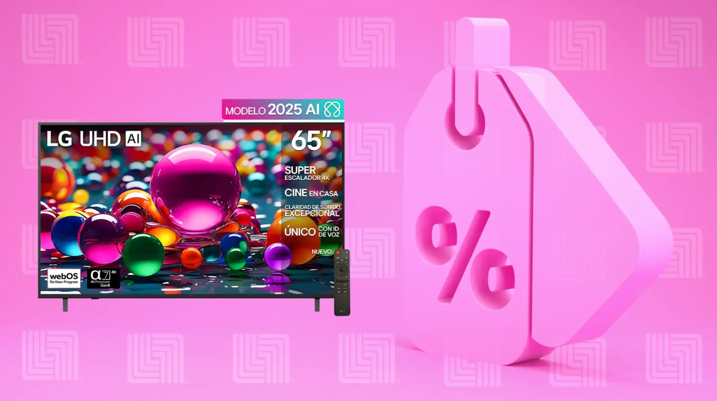 Pantalla LG de 65 pulgadas con gran descuento en Liverpool. Foto: Canva | Liverpool.