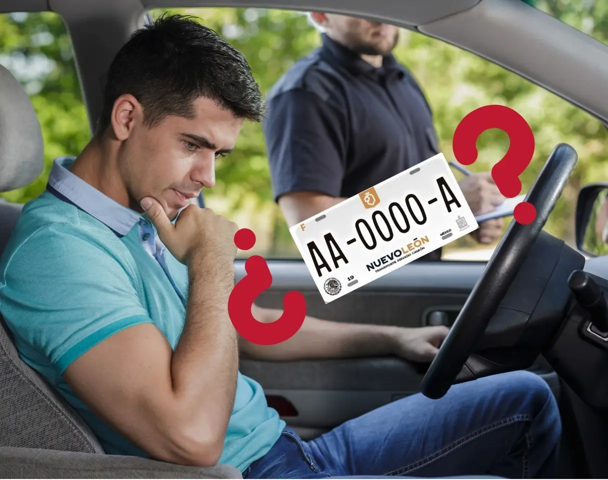 Las placas vehiculares deben mantenerse actualizadas para evitar sanciones, reportes, e incluso el retiro del vehículo al corralón. Foto: Canva/ICVNL.