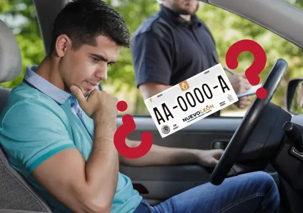 Placas vehiculares en Nuevo León: Esto cuesta la multa por conducir con lámina vencida