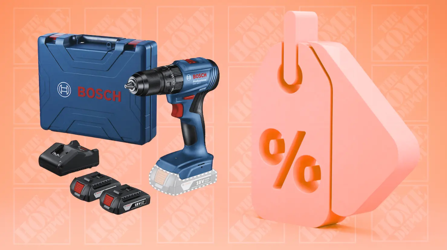 The Home Depot incluye batería de regalo en la compra de este rotomartillo Bosch. Foto: Canva | The Home Depot.