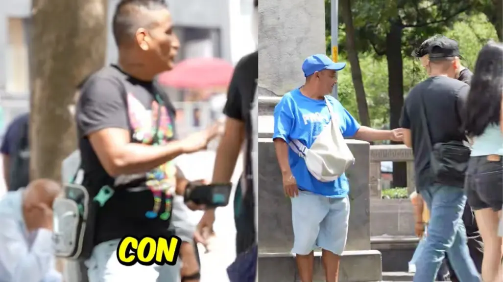 VIDEO | TikToker causa enojo por menospreciar a un bolero de CDMX en una "prueba de generosidad"