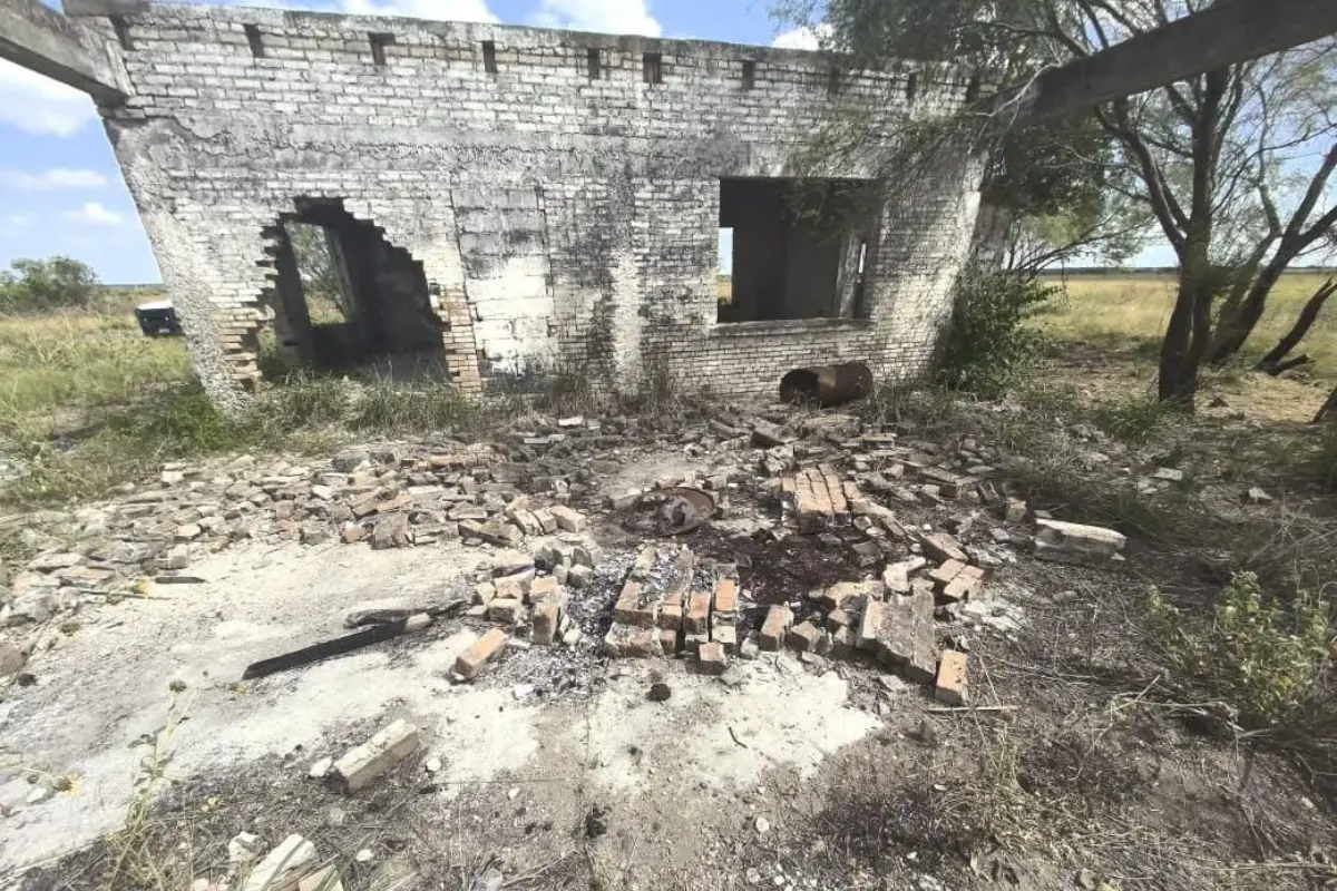 El sitio se ubica en un rancho ubicado en los límites de Reynosa y Gustavo Díaz Ordaz. Foto: Ramón Sánchez