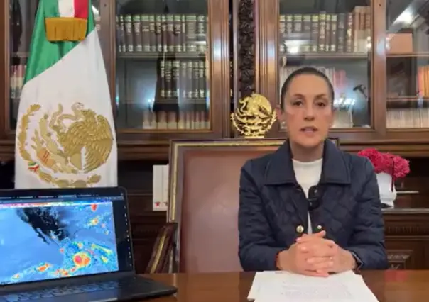 Huracán Erick: Claudia Sheinbaum alerta a Guerrero y Oaxaca del avance del fenómeno