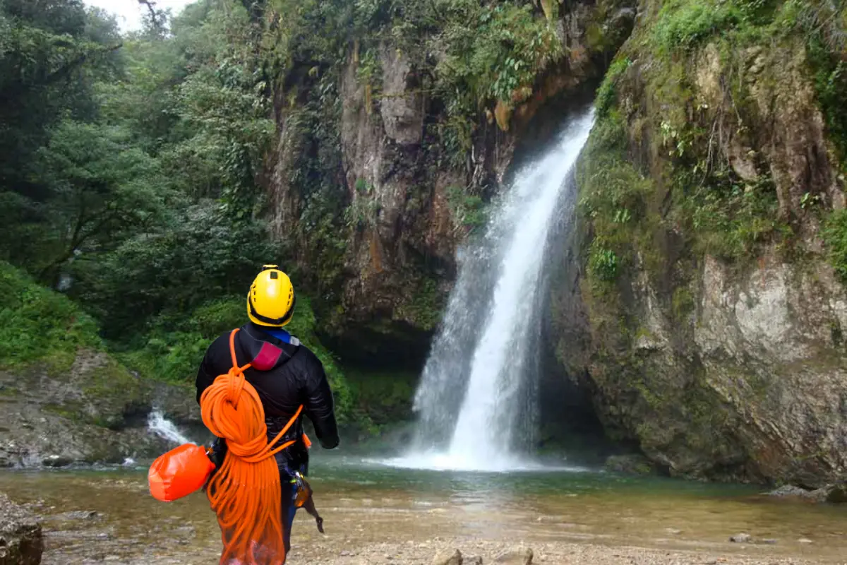 Esta cascada tiene una caída de agua de 45 metros y es de las consentidas de los turistas. Foto: