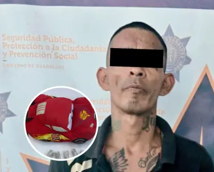 Detienen a "Rayo McQueen" con droga en Guadalupe