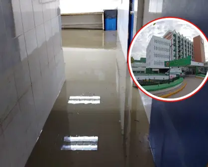 Hospital IMSS en Tamaulipas se inunda y colapsa sin respuesta del delegado