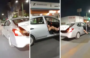 Captan presunta privación de la libertad de una joven en el centro de Monterrey I VIDEO