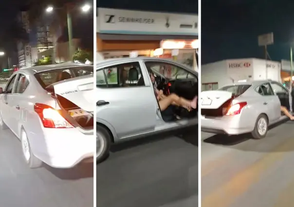 Captan presunta privación de la libertad de una joven en el centro de Monterrey I VIDEO