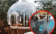 Destrozan villa de Hideout Monterrey Bubble Glamping en Nuevo León l VIDEO
