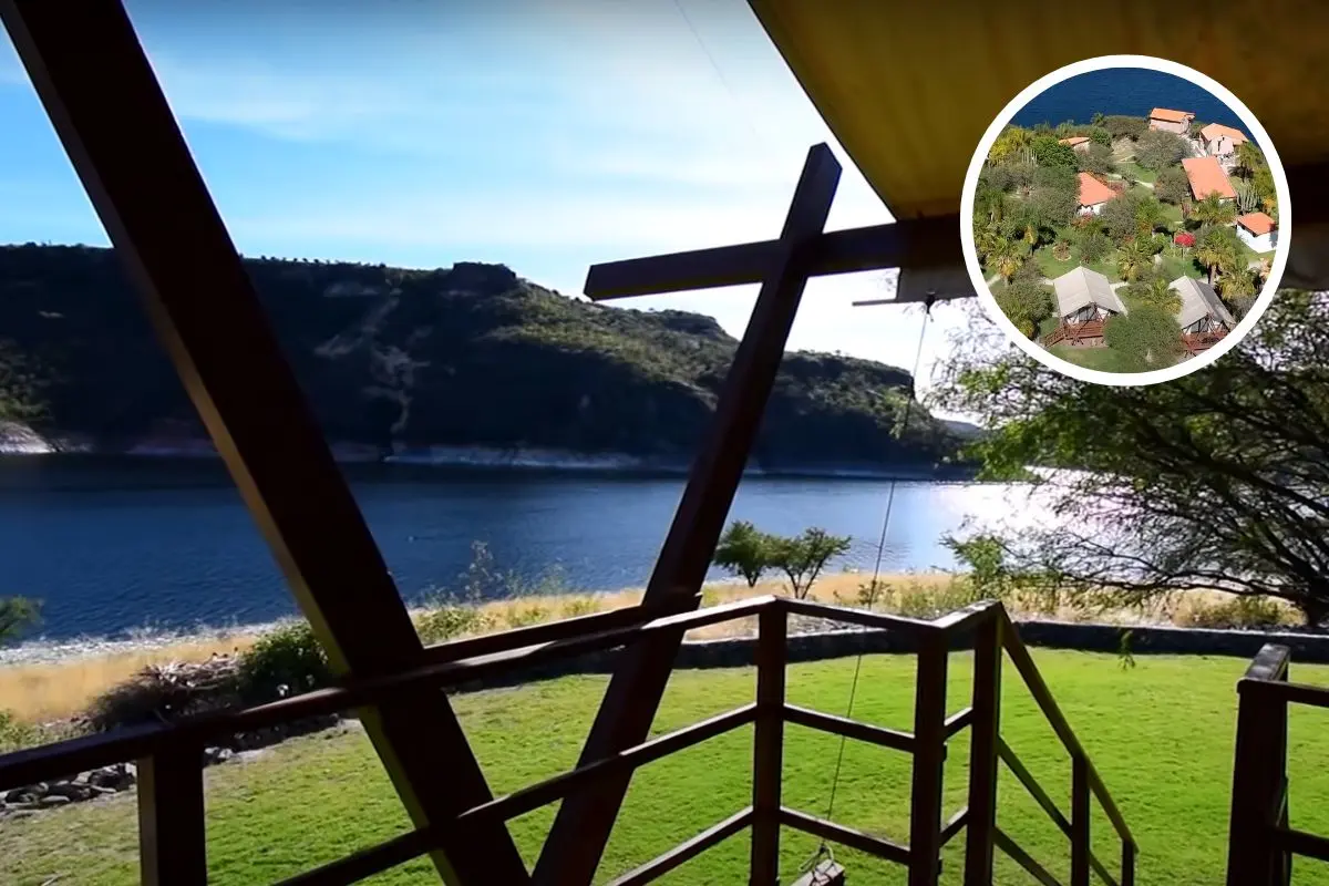 Isla Tzibanzá, la isla artificial y oculta cerca de CDMX. Foto: captura Youtube A patín por México