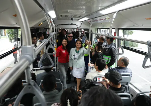 Así es el nuevo Metrobús eléctrico "único en el mundo" de 270 pasajeros que ya circula en CDMX