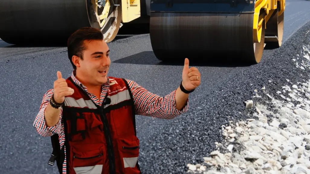 Manuel Guerra Cavazos sigue con obras para mejorar calles de García