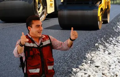 Manuel Guerra Cavazos sigue con obras para mejorar calles de García
