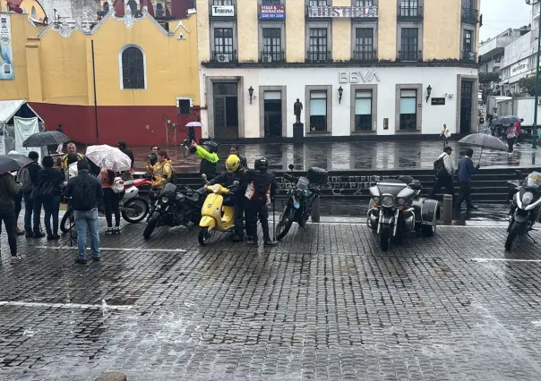 Motoclubes protestan por cobro de remplacamiento en Veracruz