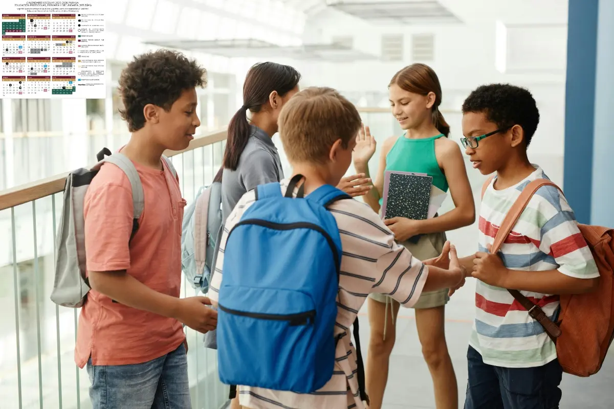 Alumnos saliendo de vacaciones Foto: Pexels/SEP