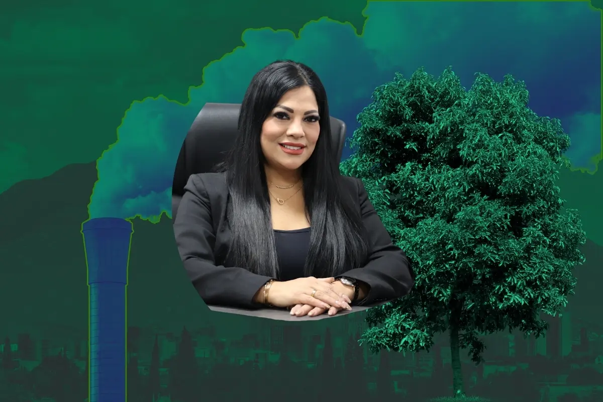 Mónica Reyes Garza, fiscal interina Ambiental de Nuevo León. Foto: Especial/Canva