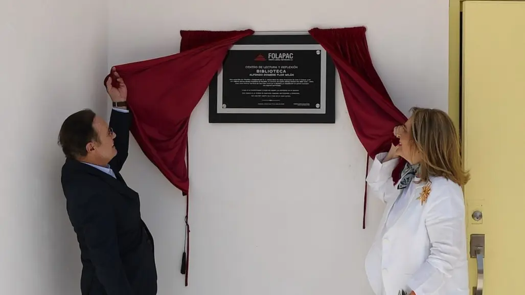 Inauguran la biblioteca Alfonso Domene Flor Milán en el CERESO 2 de Apodaca