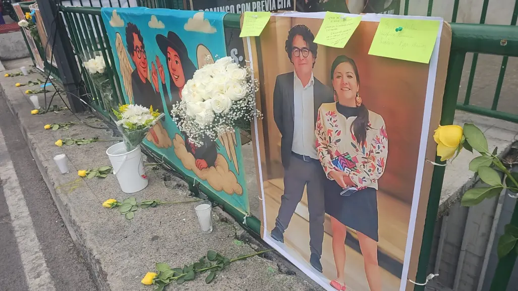 Rinden homenaje a Ximena y José, colaboradores de Clara Brugada, a un mes de su asesinato